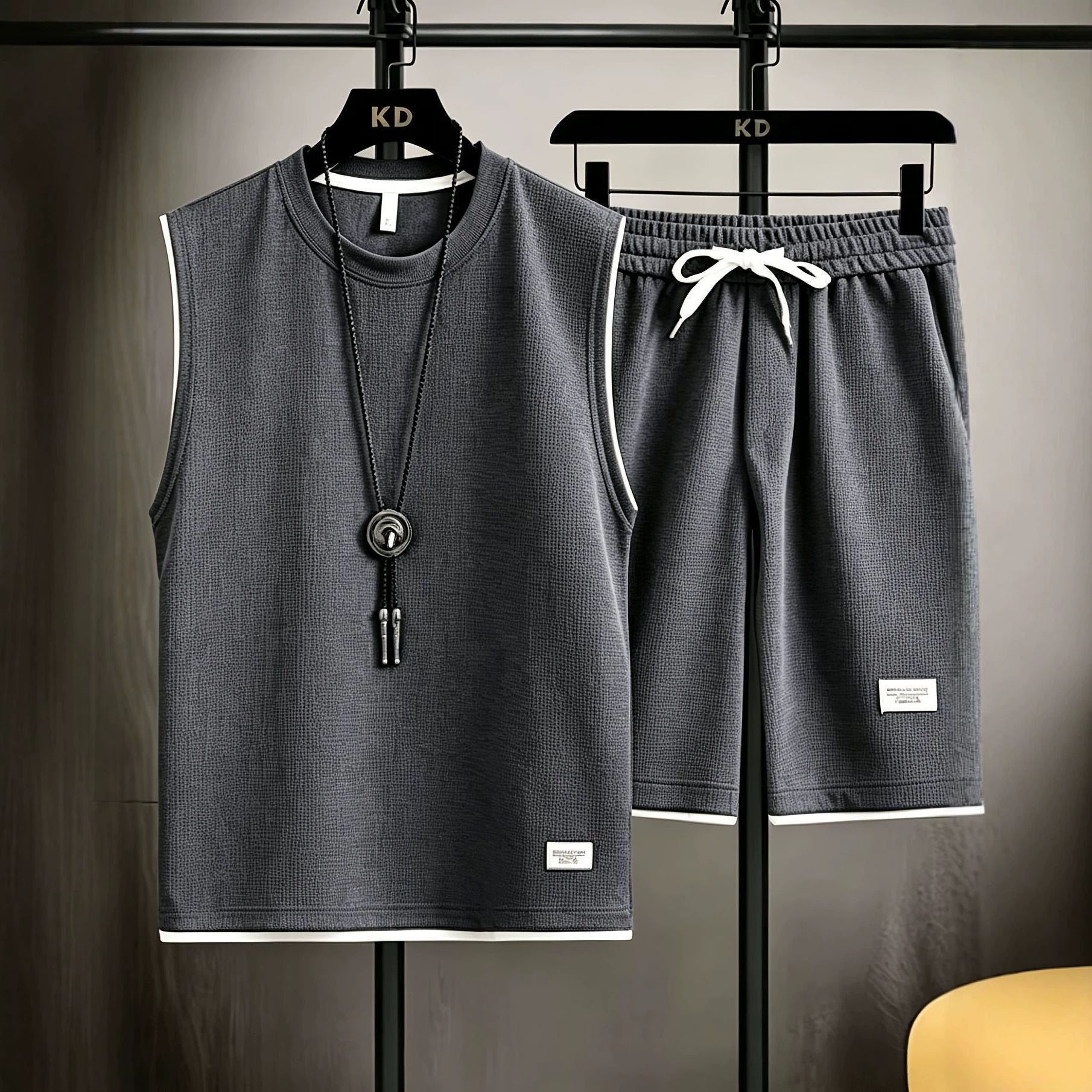 Summer men's vest sets high qu - Mens Fashion Summer review and price