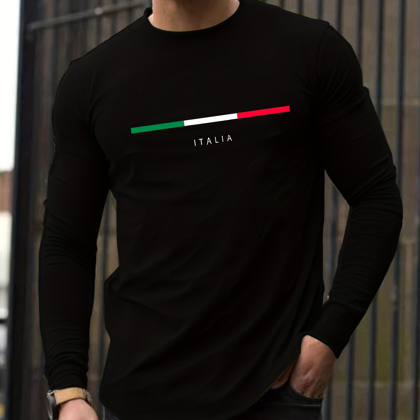 100% Pure Cotton Men's Long Sl - Men'S Fashion T Shirts review and price