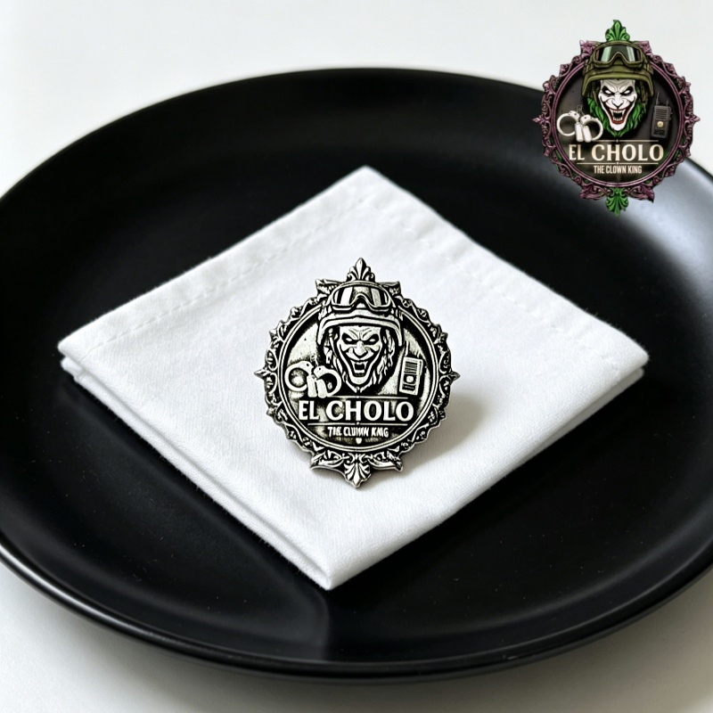 Custom Clown Logo Brooch Perso - Men'S Fashion With Hat review and price