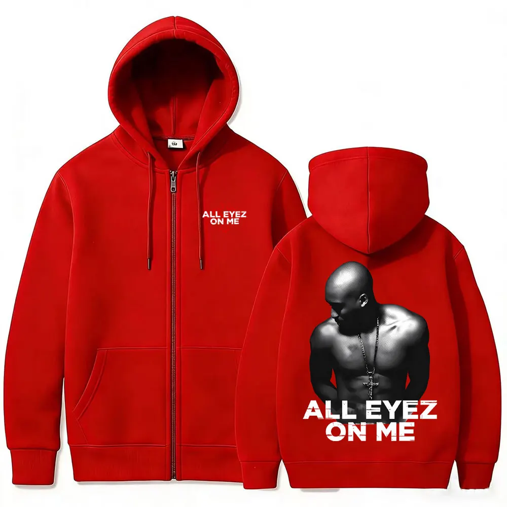 Rapper Tupac 2pac All Eyez on  - Mens Fashion Zip Up Hoodies review and price