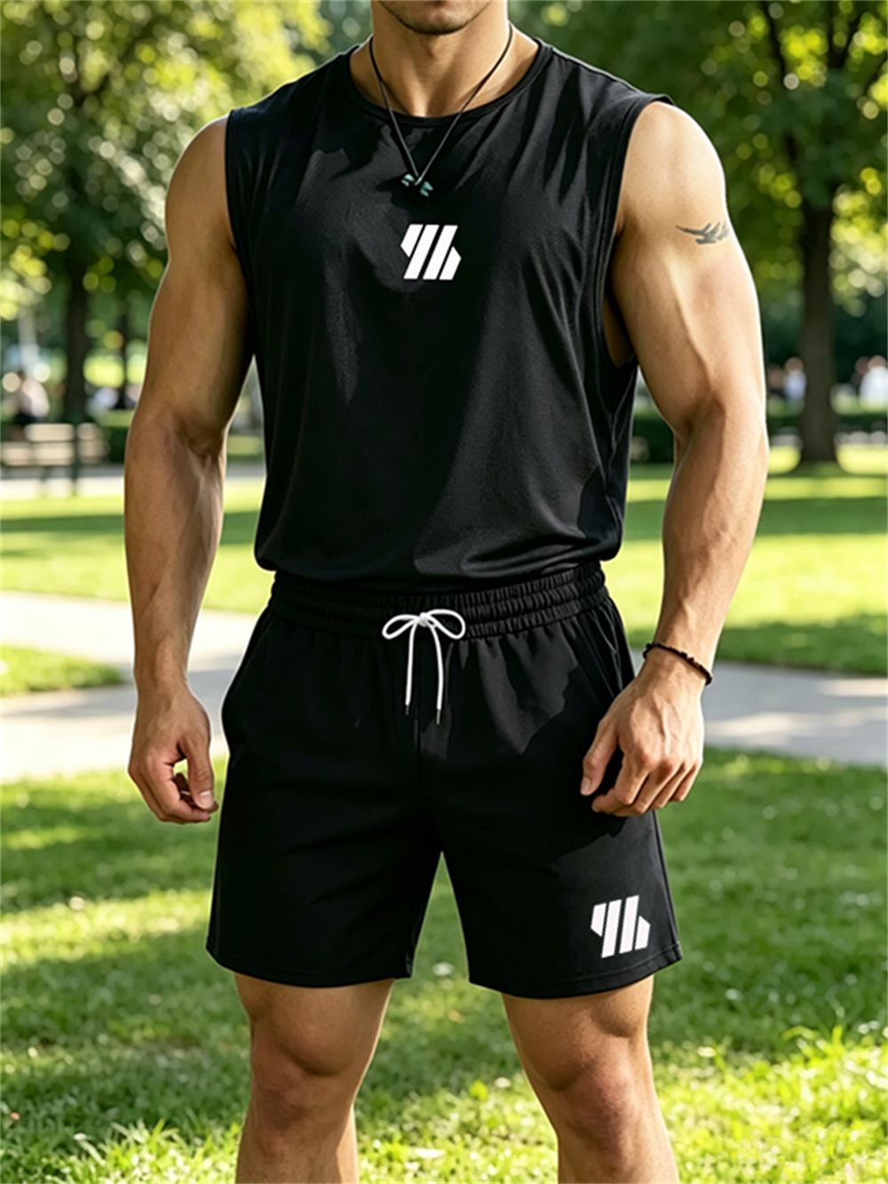 2026 new Men's Brand Vest Two- - Mens Fashion Summer review and price