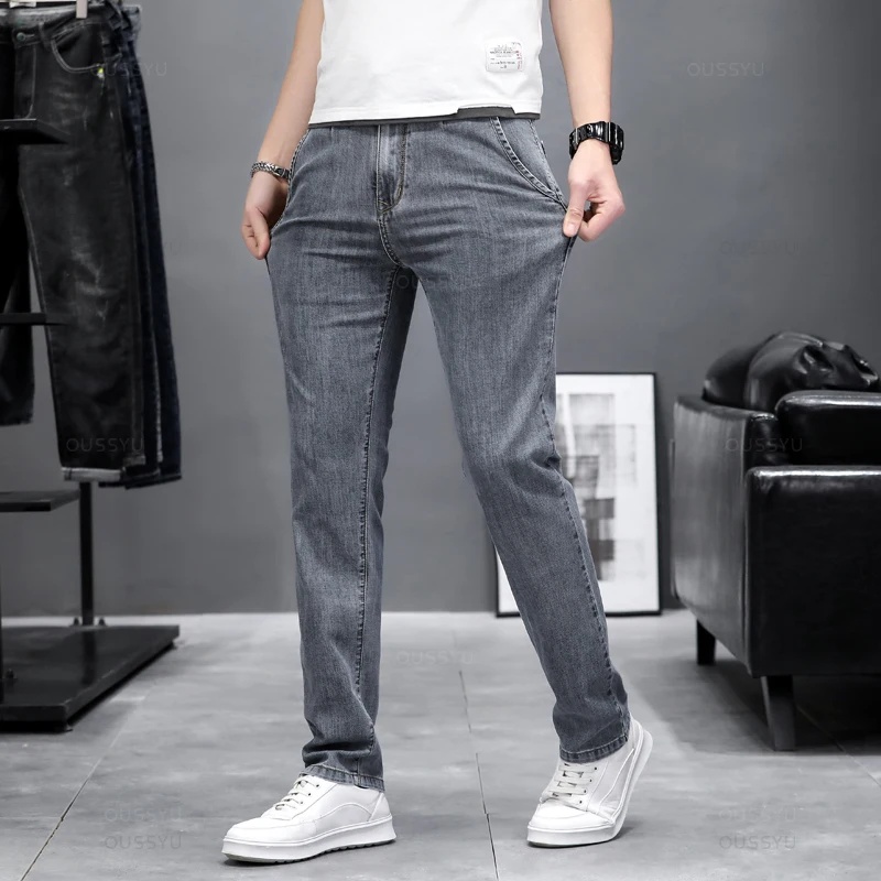 Autumn Stretch Skinny Jeans Me - Men'S Fashion Grey Jeans review and price