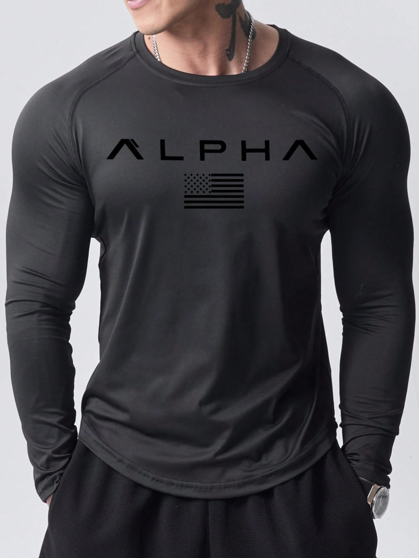 New men's long-sleeved T-shirt - Men'S Fashion T Shirts review and price