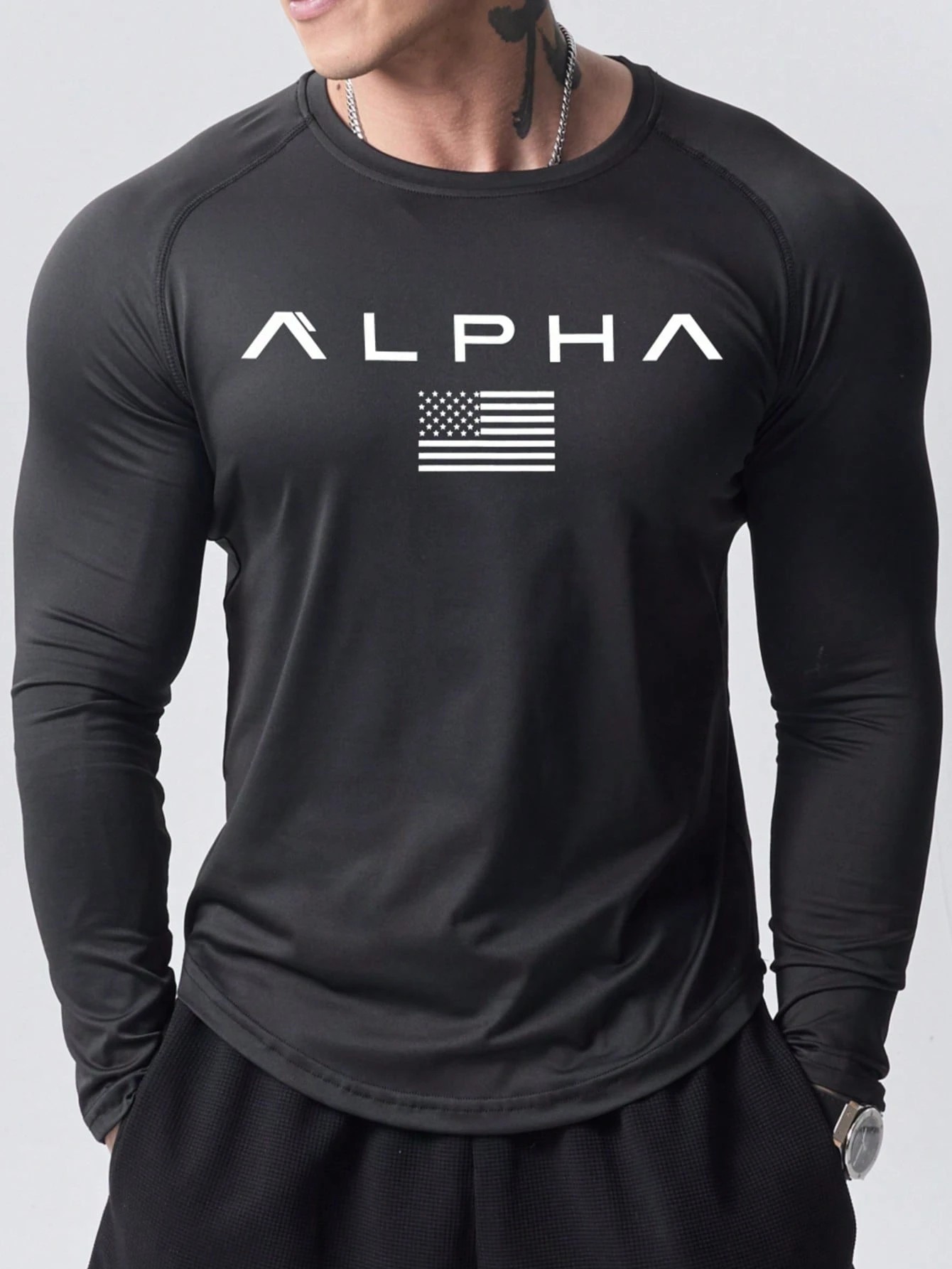 New men's long-sleeved T-shirt - Men'S Fashion T Shirts review and price