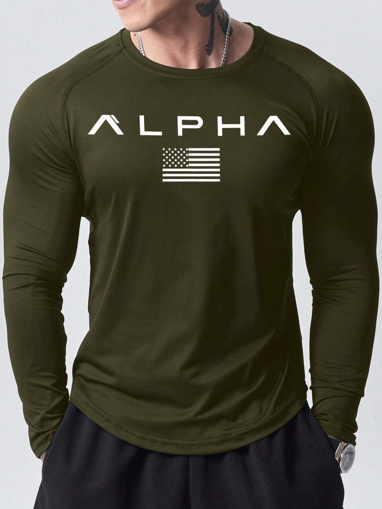 New men's long-sleeved T-shirt - Men'S Fashion T Shirts review and price