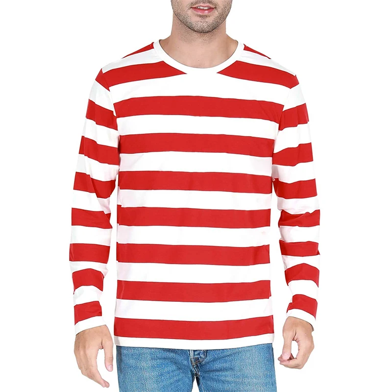 Contrast Stripe 3D Print Men L - Mens Fashion Clothes review and price