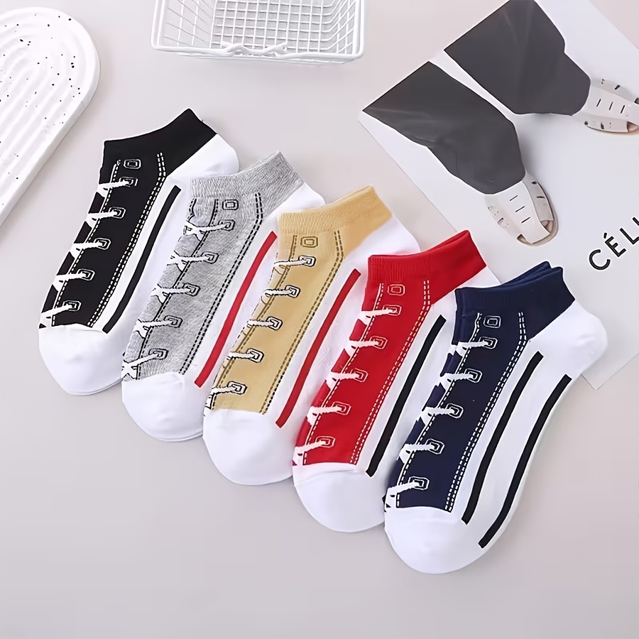 5 Pairs Men Summer Thin Cotton - Socks Ankle Men review and price