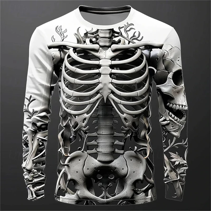 3D Print Skeleton Skulls Patte - Men'S Fashion T Shirts review and price