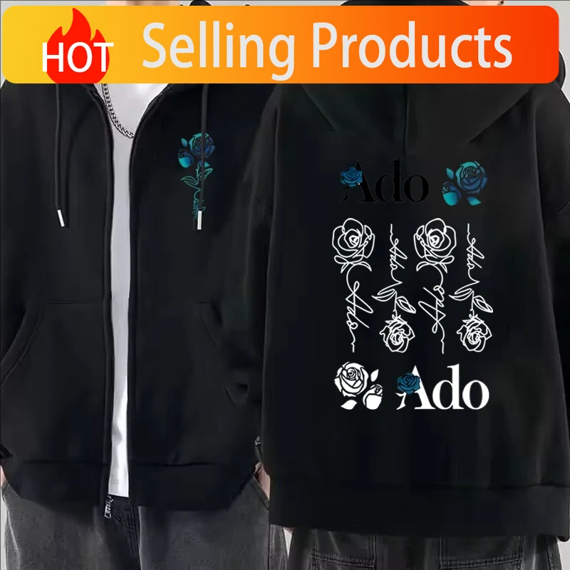 2026 Ado Graphic Printed Zippe - Mens Fashion Zip Up Hoodies review and price