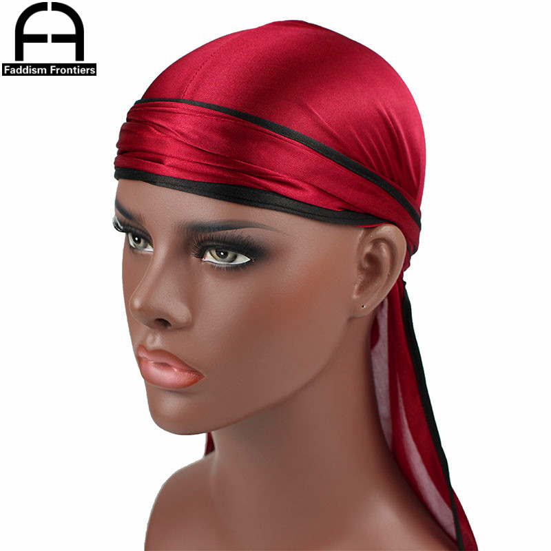 New Fashion Men's Satin Durags - Men'S Fashion With Hat review and price