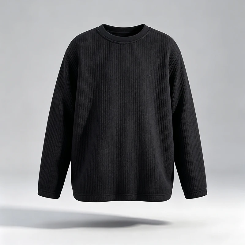 Men Vertical Ribbed Crew Neck  - Men'S Fashion T Shirts review and price