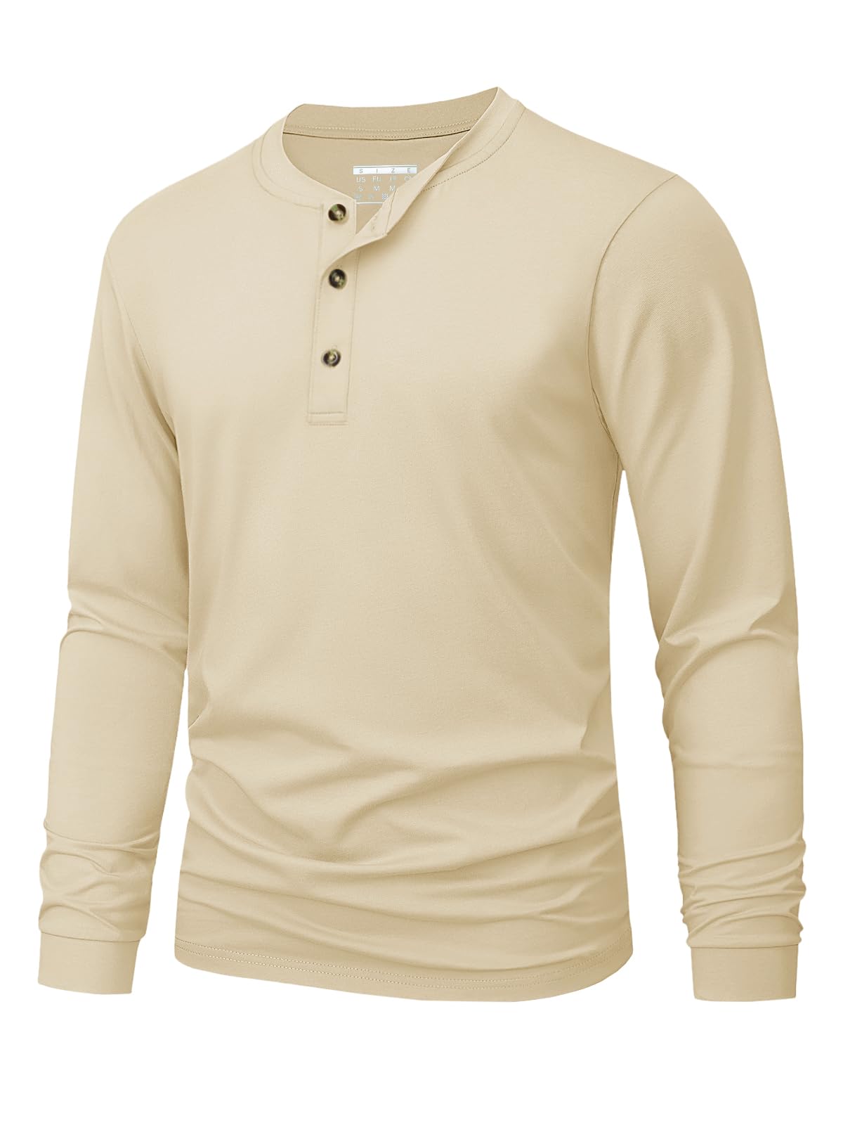 Men's Henley T-Shirt Simple So - Mens Fashion Clothes review and price